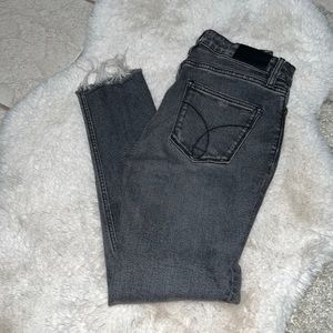 Calvin Klein high waist skinny ankle jeans